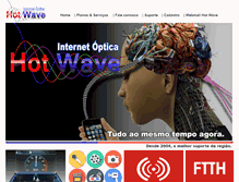 Tablet Screenshot of hotwave.com.br